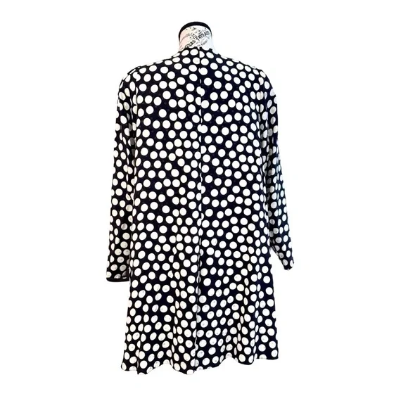 Lillie Rubin Vintage Polka Dot Jacket. Black, White. Size 4 - Picture 6 of 12